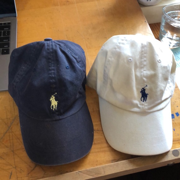 Polo by Ralph Lauren Vintage Strapback Hats (2) - Picture 1 of 3